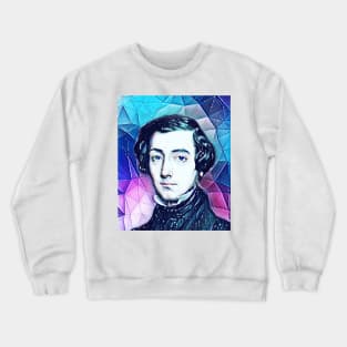 Alexis de Tocqueville Snowy Portrait | Alexis de Tocqueville Artwork 13 Crewneck Sweatshirt